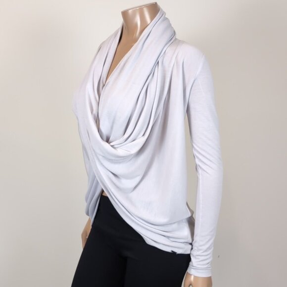 O'Neill Balance Wrap Cardigan Long Sleeve Buttoned Draped Spring Lightweight - Picture 6 of 15